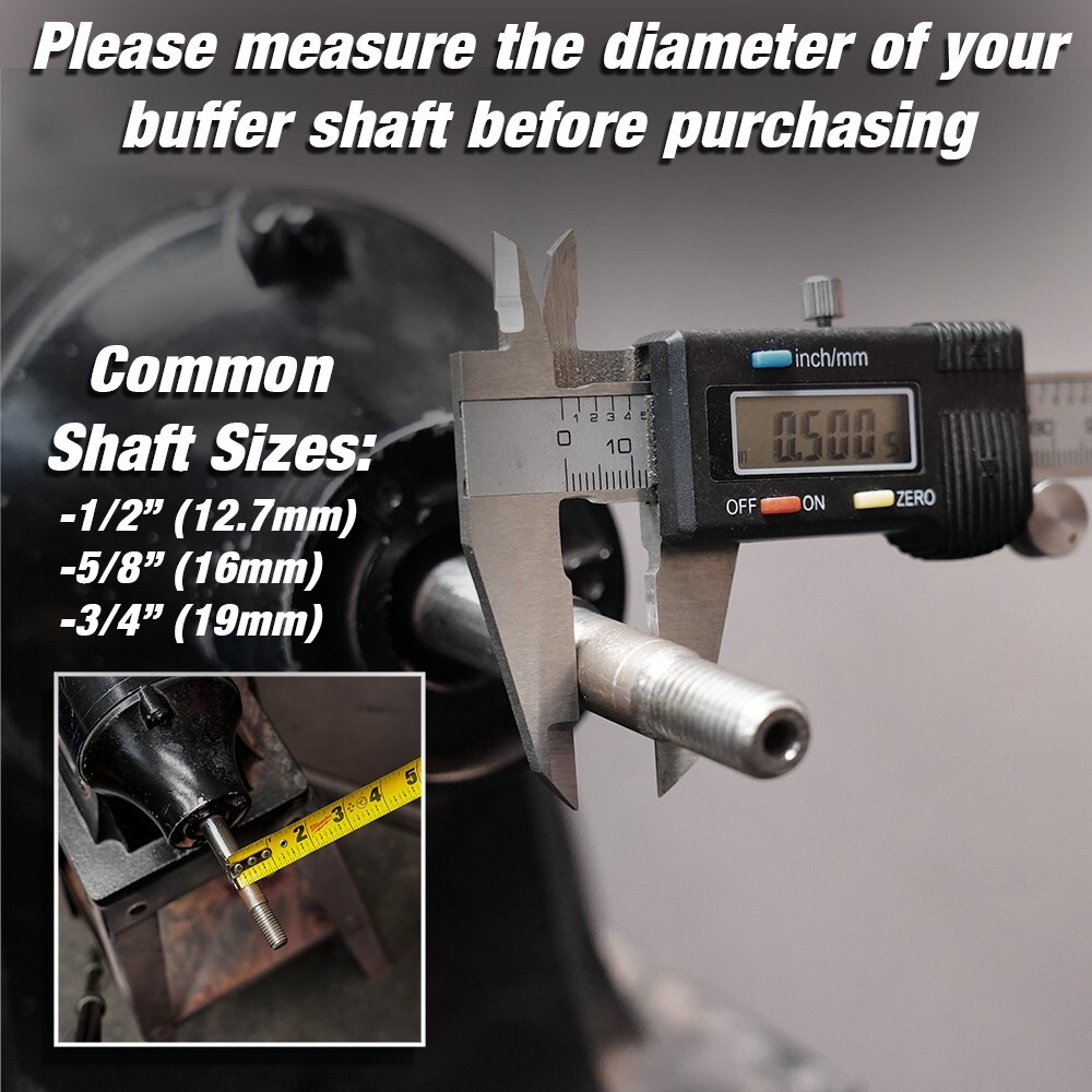 3/4" Bench Grinder Flanges & Spacers | Buffer Washers Polishing Buffing Grinding