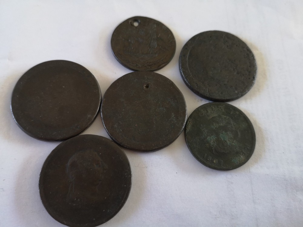 Great Britian Old Penny and Half Penny Bundle