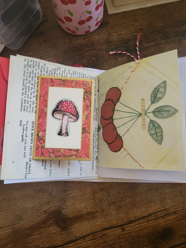 All Red And White Eclectic Journal