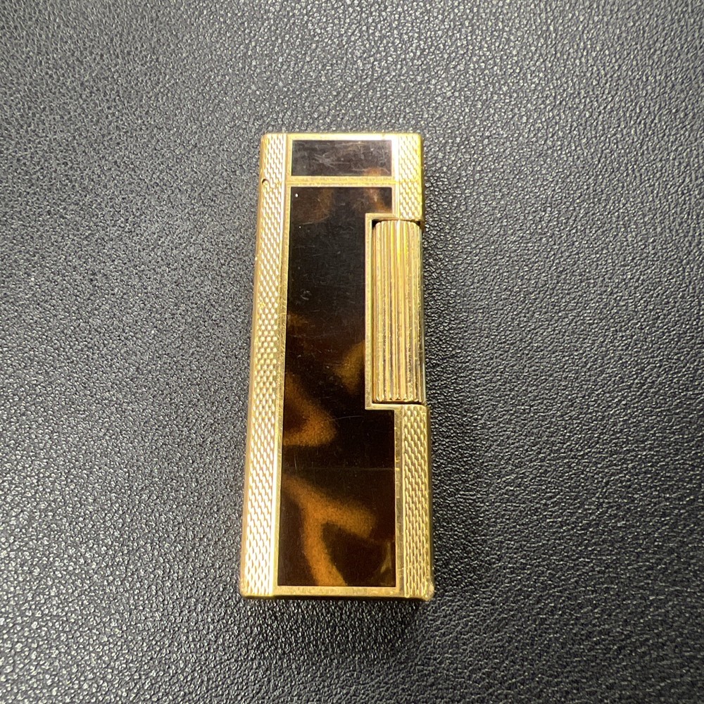 Dunhill Rollagas Lighter Gold And Enamel