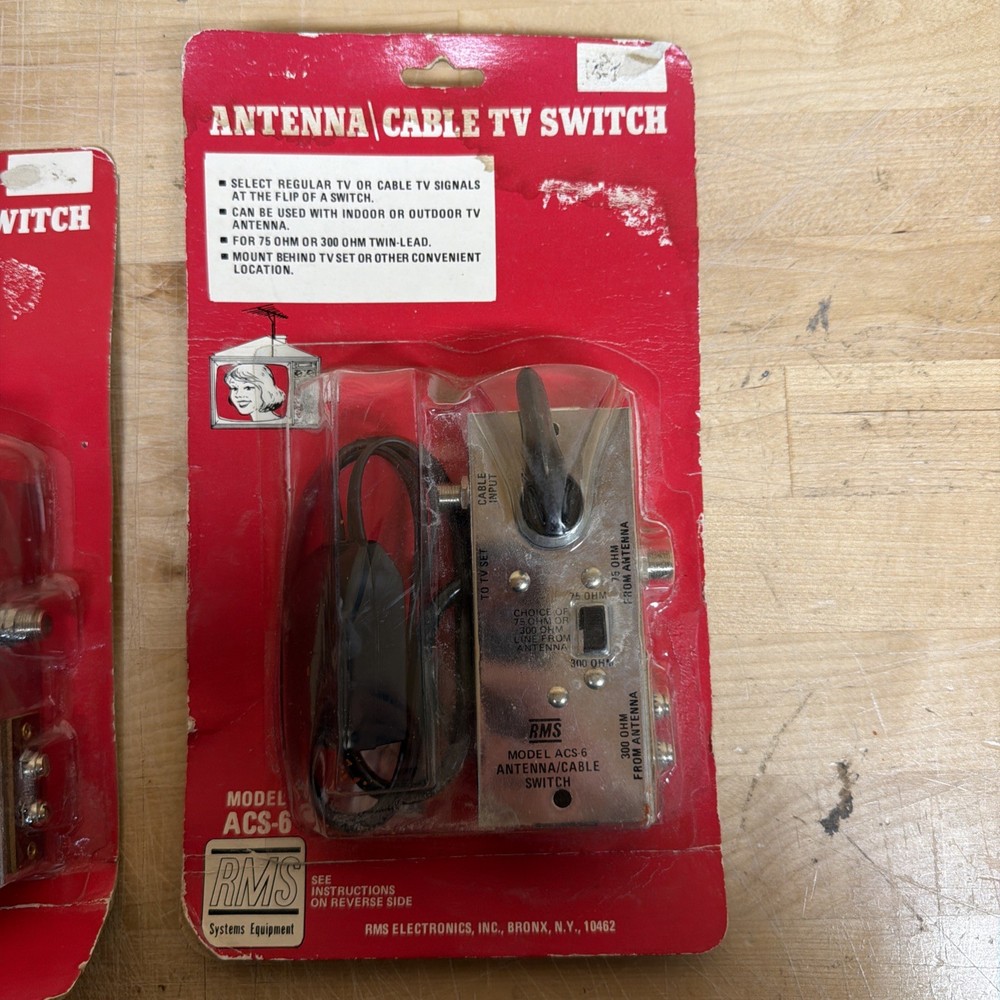 VINTAGE RMS Model ACS-6 Antenna Cable Switch