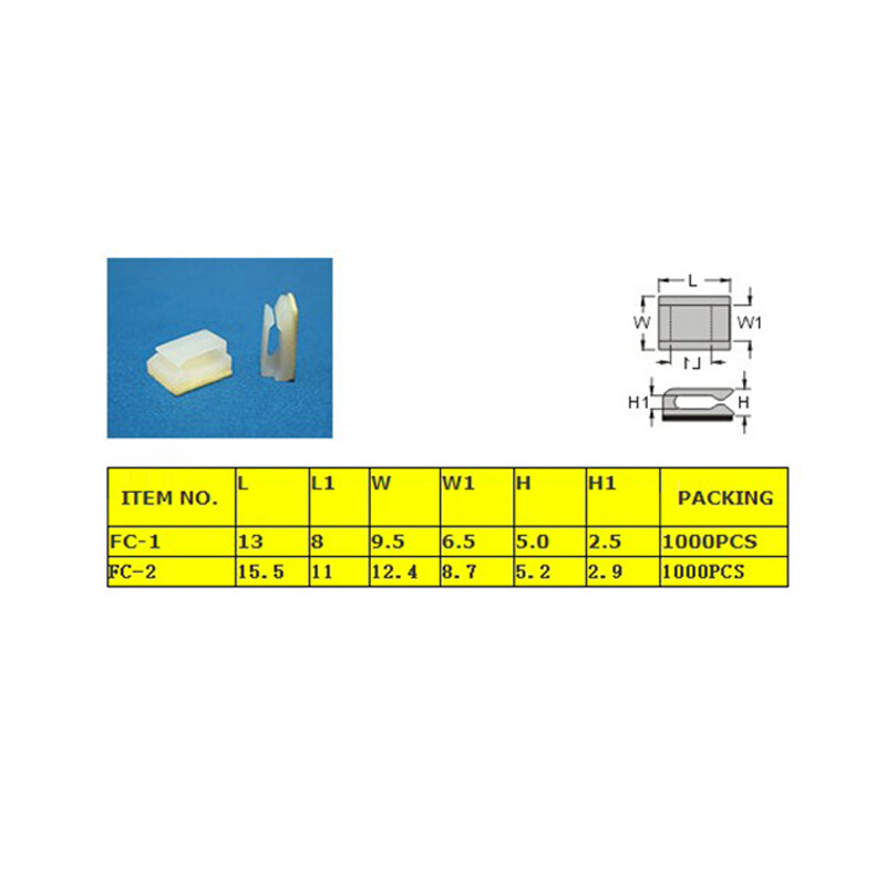 Self-adhesive Cable Clamps Wire Management Bundle Holder Tie Mount Fixing Clip