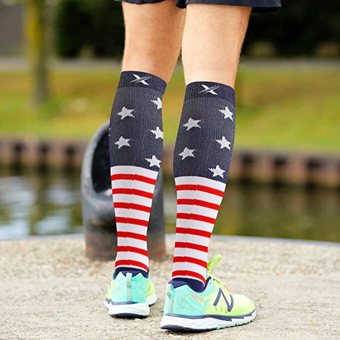 Extreme Fit Graduated Compression Socks Knee Hight 3-Pair Small-Medium