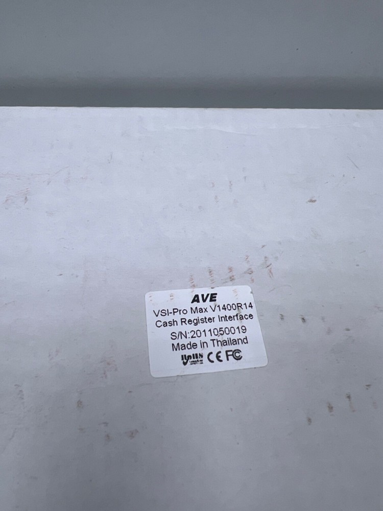 AVE VSI-PRO MAX ,V1400R14 Cash Register Interface