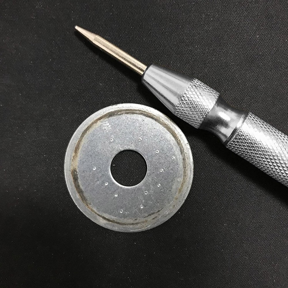 2PCS Automatic Center Punch Strikes Surface Hammer Spring Loaded Window Breaker