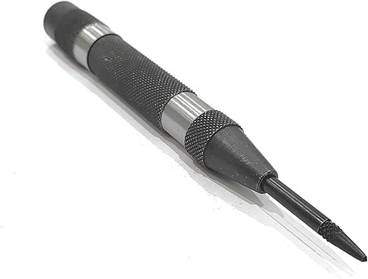 Automatic Center Punch Replaceable Hardened Steel Tip Medium Duty- USA FULFILLED