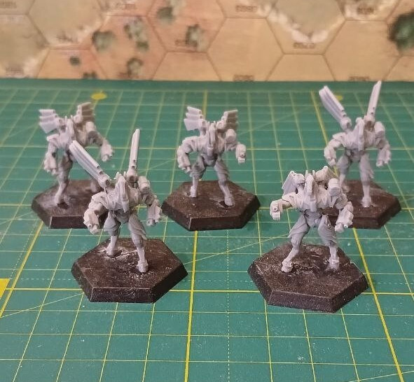 Svartlafa point protomech (5 models), battletech game miniatures