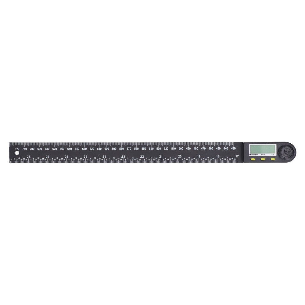 Electronic Angle Ruler LCD Digital Protractor Angle Finder 0‑300mm 0‑360 Degree