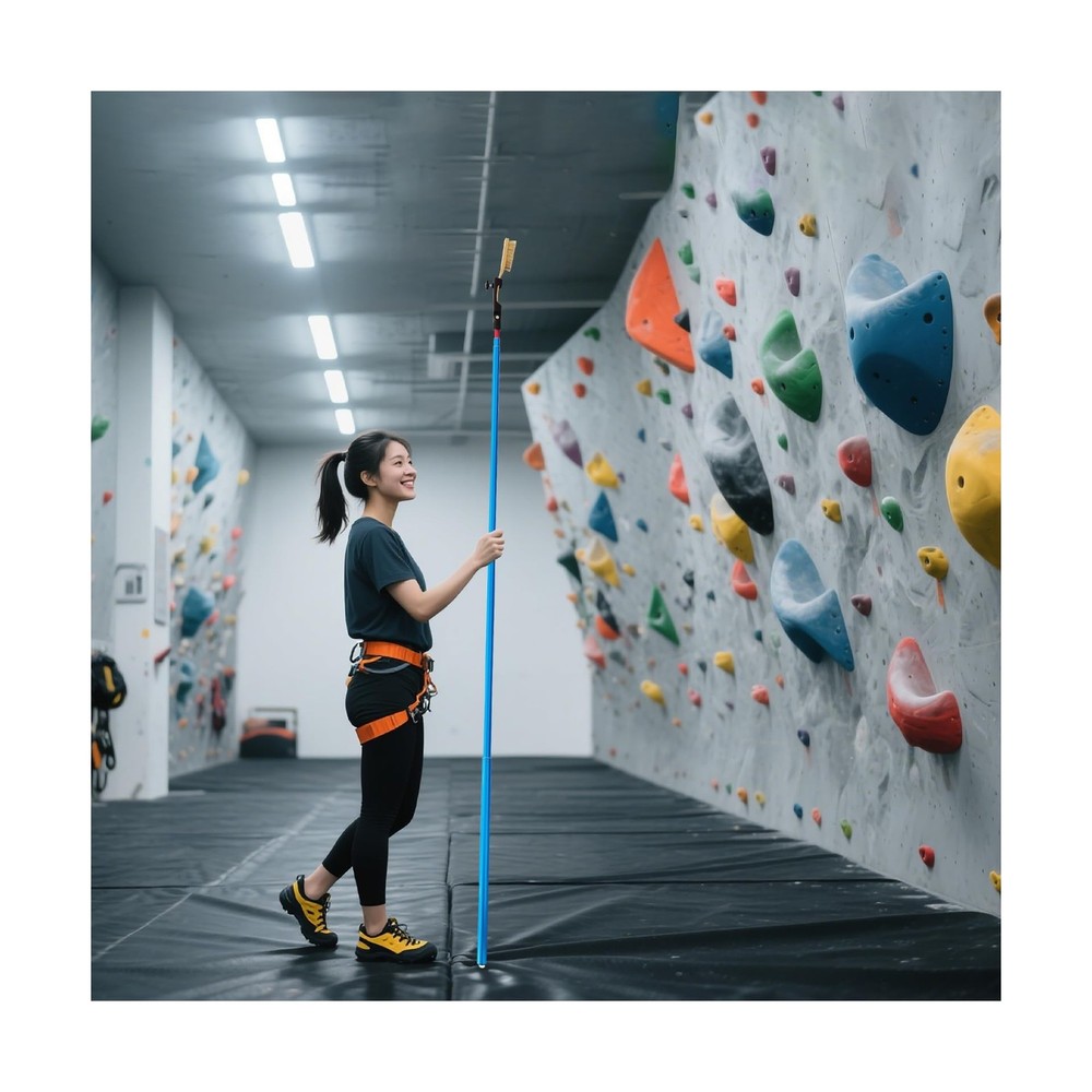 Stick Clip Rock Climbing Brush with Extendable Pole| Angle Adjustable Boulder...