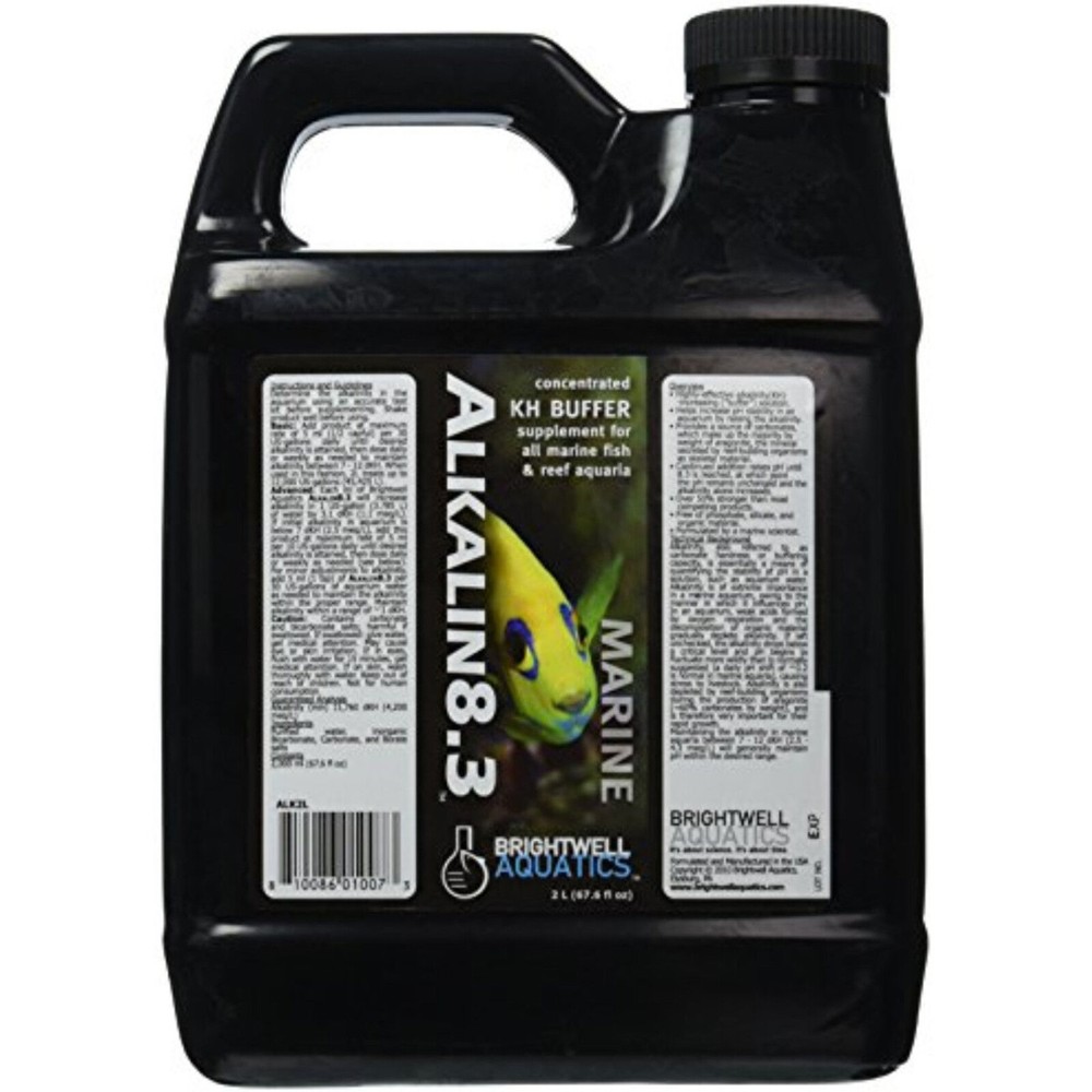 Brightwell Aquatics Alkalin8.3 2 Liters Reef Aquarium Concentrated KH Buffer