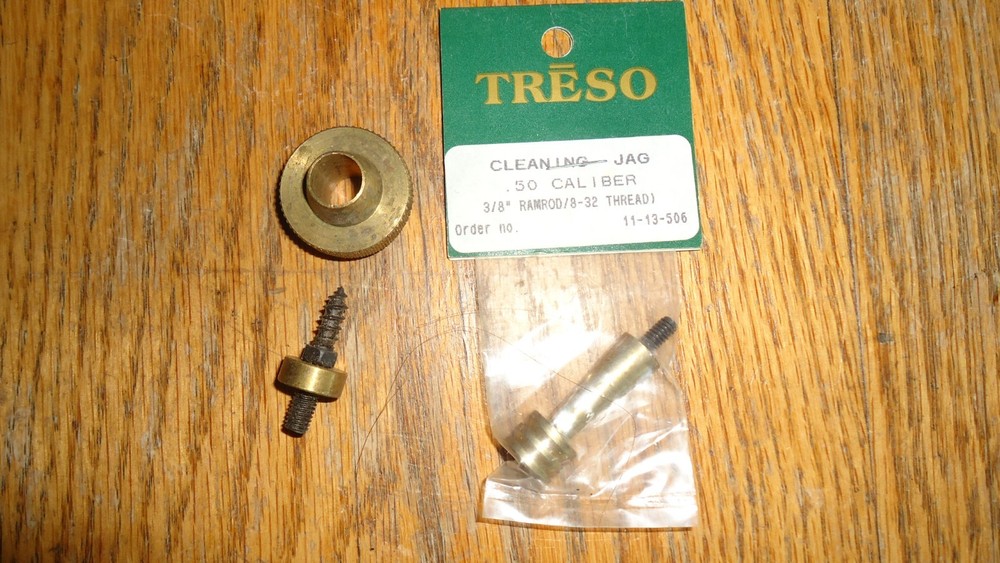 Muzzleloader 50 Caliber Cleaning Jag, Ball Puller, Ramrod Guide Bore Protector