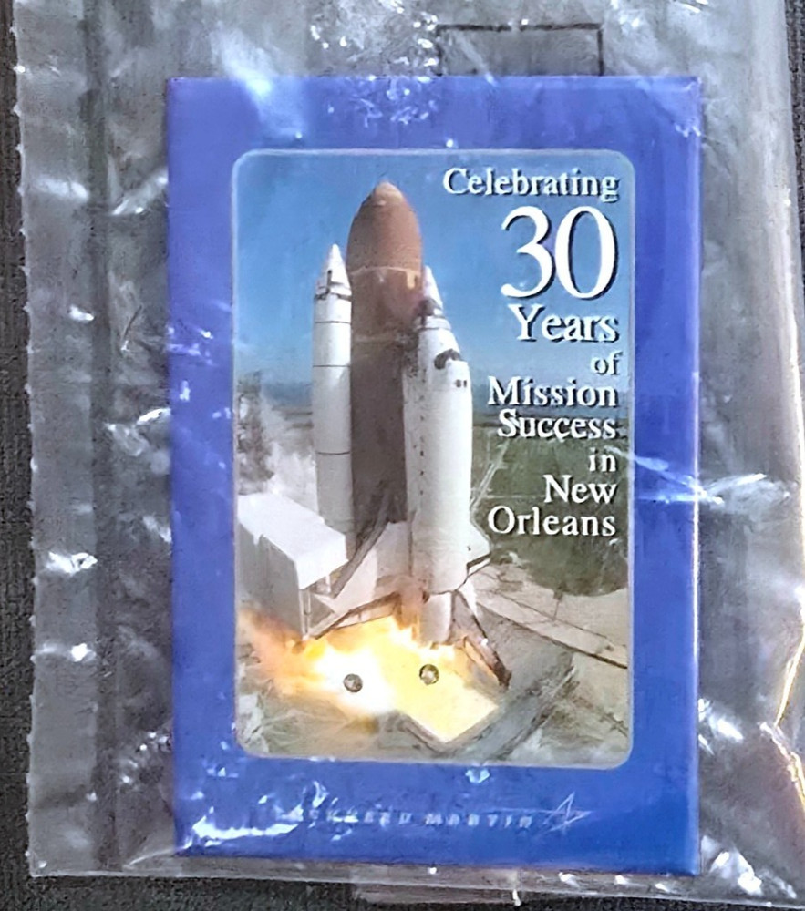 Lockheed Martin Nasa 30 years Space Shuttle 3" Lapel Pin