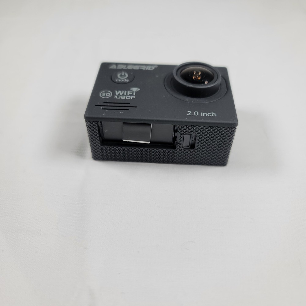 Ablegrid Mini Action Cam Wifi 1080P 2.0inch Display -Missing Battery Door...