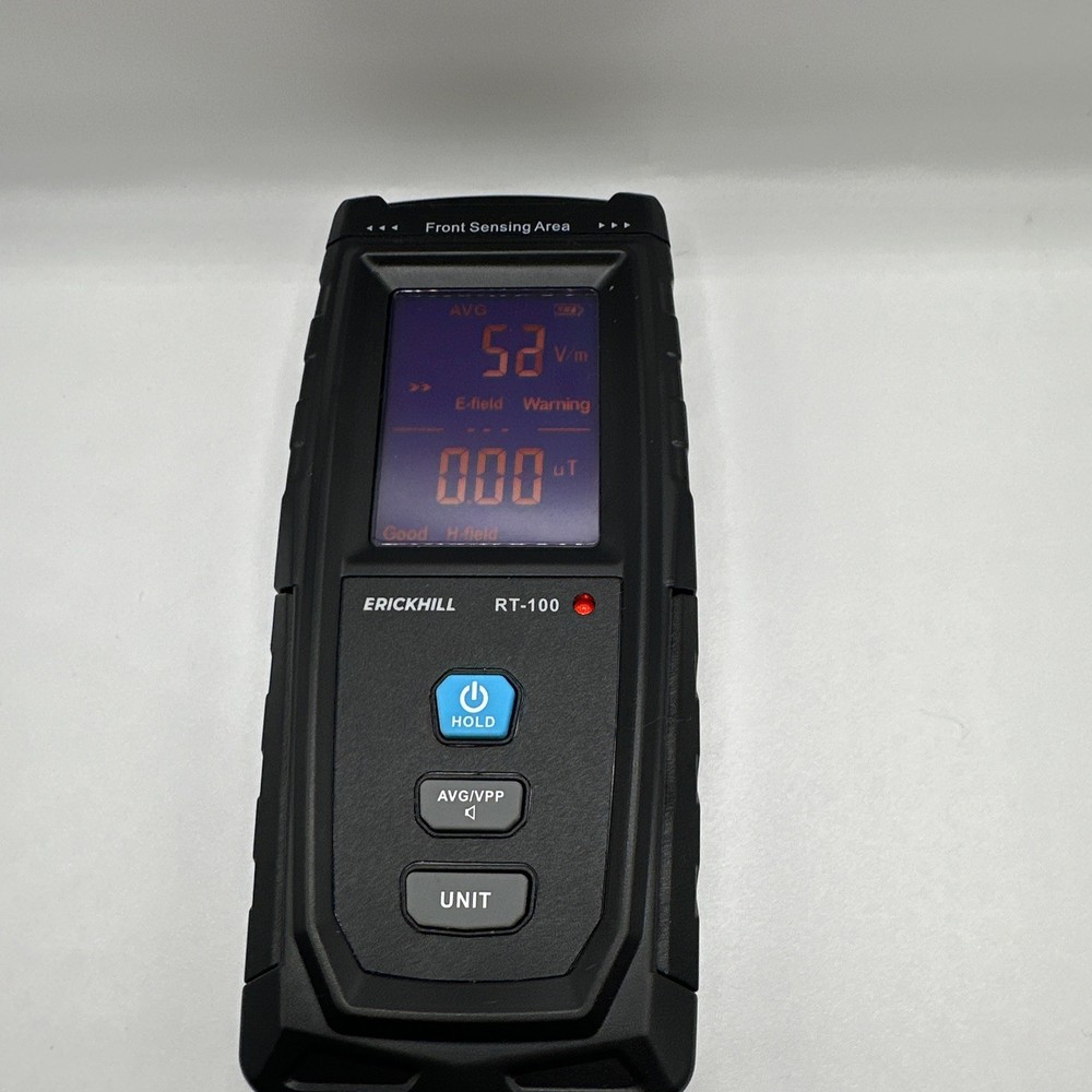 Erickhill EMF Tester RT-100 Electromagnetic Radiation Tester Pre owned