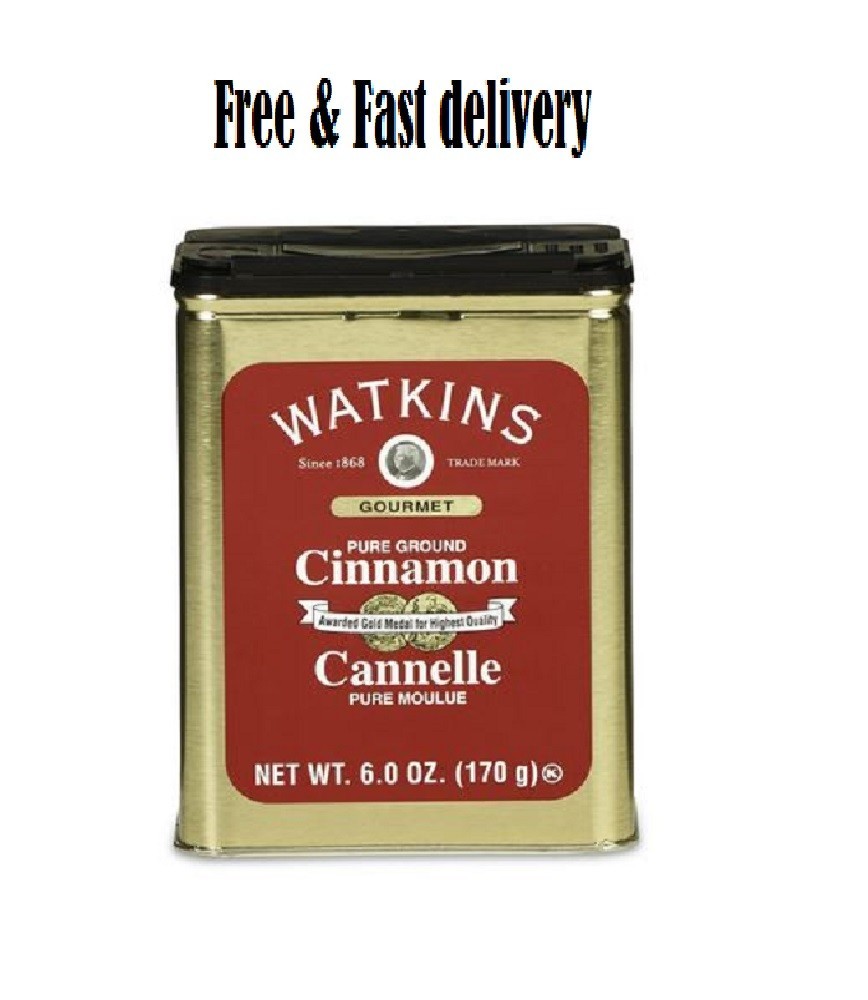 Watkins Pure Ground Cinnamon Tin 6 oz.