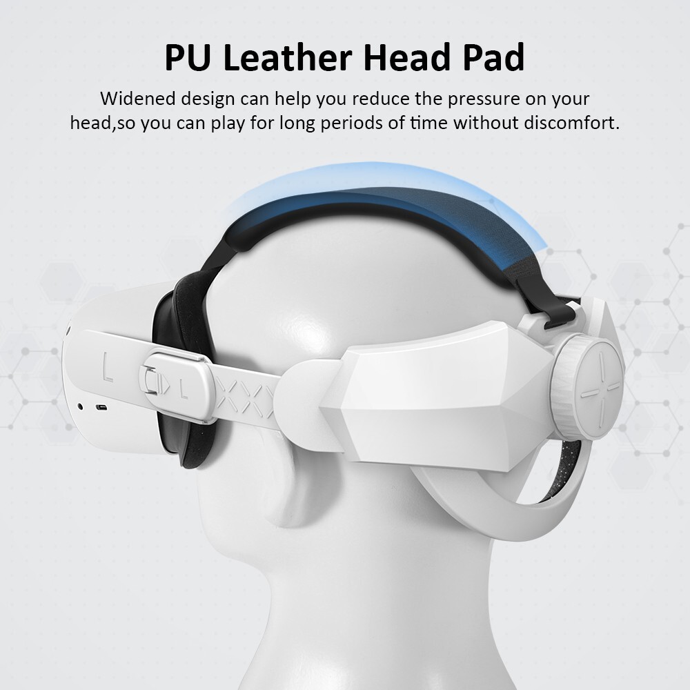 Adjustable Head Strap Replacement for Oculus Quest 2 Elite Headband Accessories