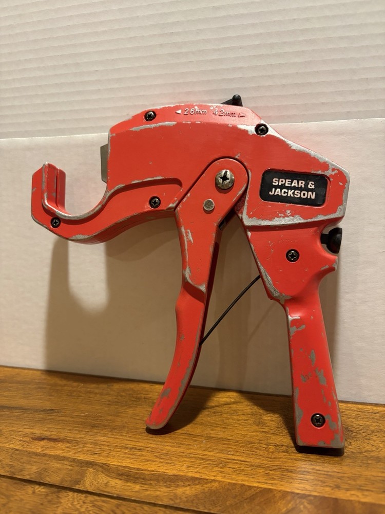Vintage Spear & Jackson Ratcheting PVC Pipe Cutting Tool