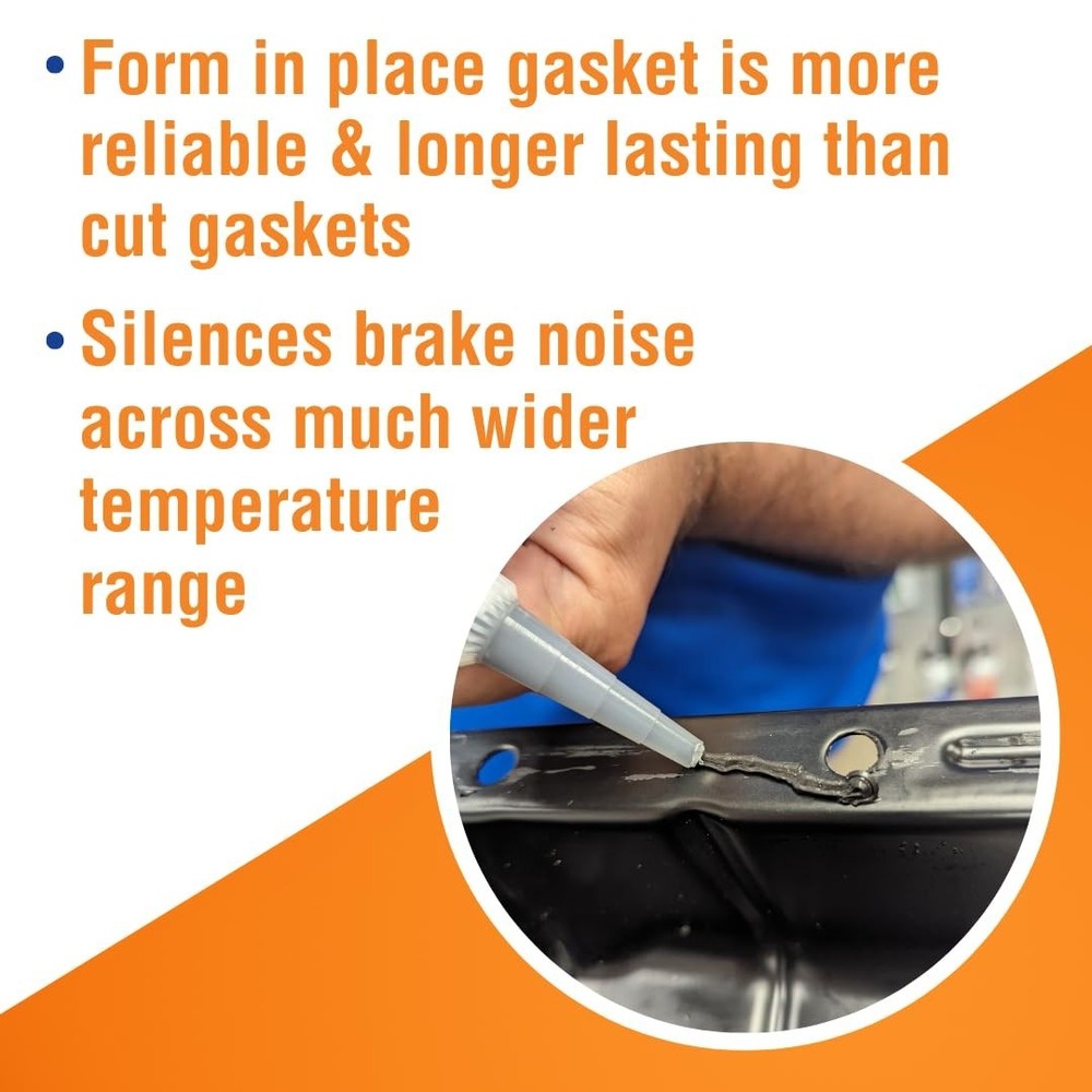 Ultra Black Silicone Gasket Maker - 0.5 oz | Non-Corrosive & Versatile Solutions