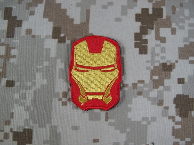 Warrior Iron Man Patch (Red, Small) WR-PT07SA