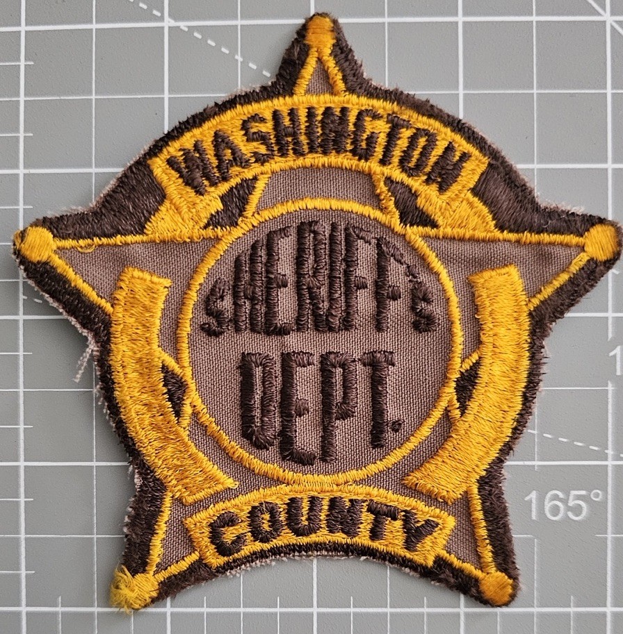 Washington County Sheriff’s Department Shoulder Patch NEW
