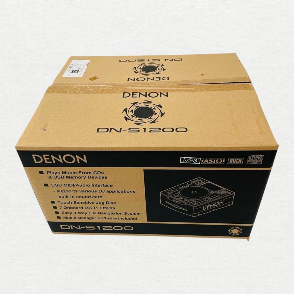 DENON DN-S1200 Digital DJ Turntable Controller Portable Plastic Direct Drive