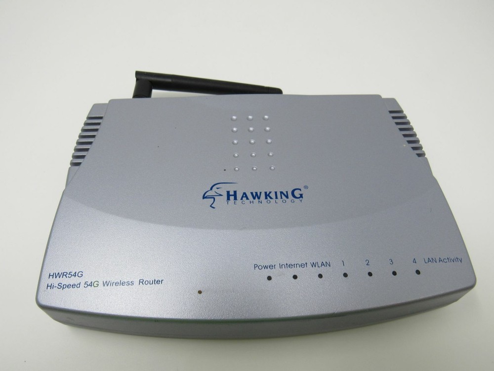 Hawking Tech Wireless Router Hi Speed 54G Multi Function 802.11g HWR54G