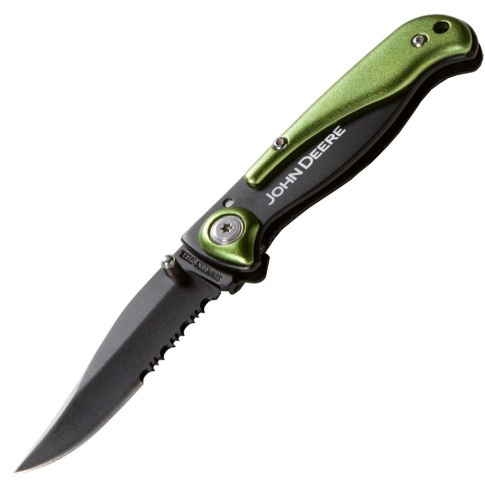 NEW John Deere Green Folding Pocket Knife - TY26564