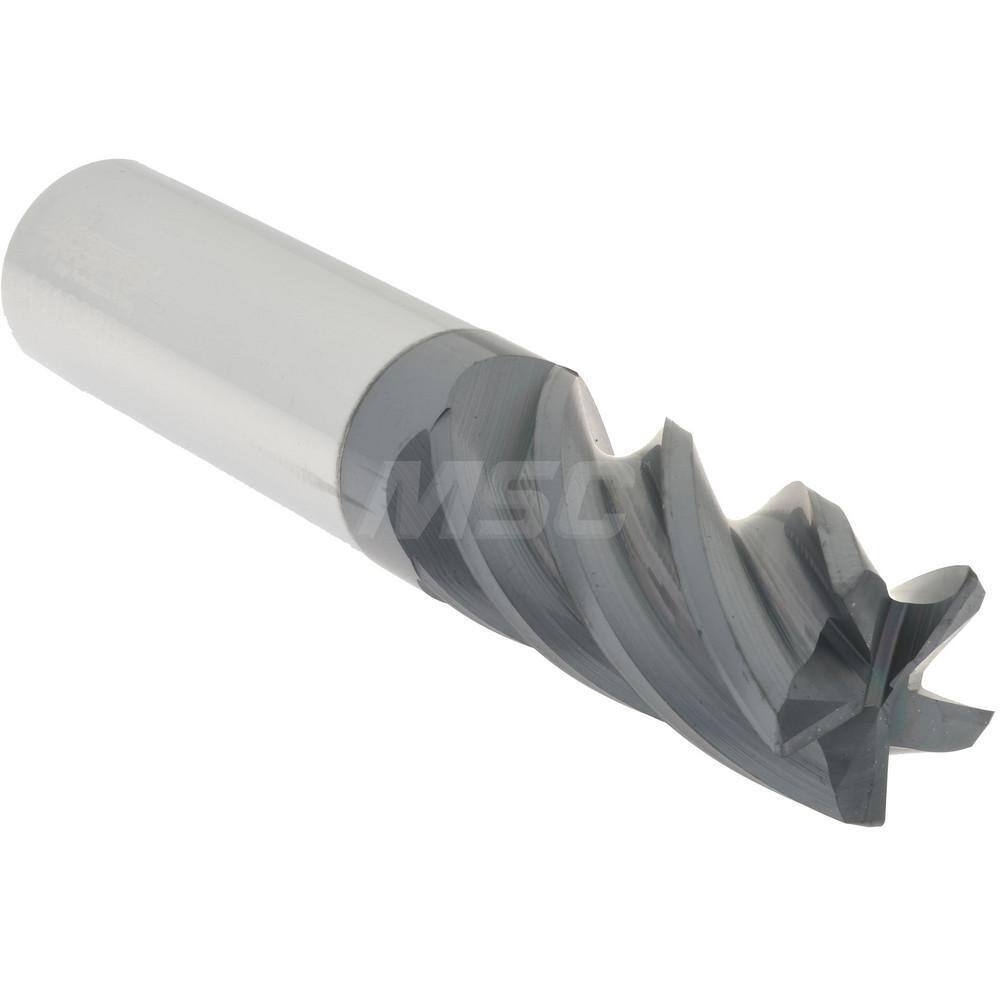 Accupro 3/4" Diam 5 Flute Single End Solid Carbide 0.03" Corner Radius End Mi...