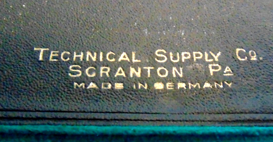 Tesco Technical Supply Scranton PA #1054 Academic Drafting Kit Made in Germany