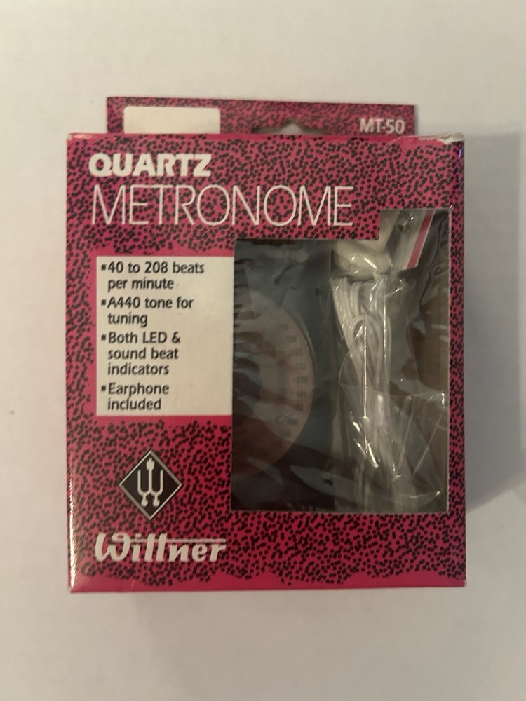 Wittner MT50 Quartz Metronome  & Earplug