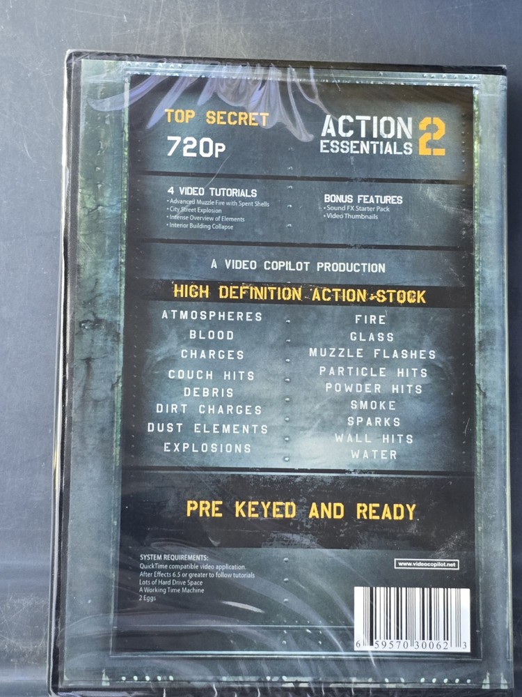 Action Essentials 2 DVD ROM High Definition Action Stock Visual Effects