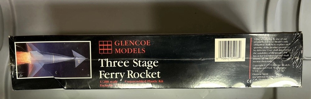Glencoe 1:288 Three Stage Ferry Rocket (Mars Project) sealed kit