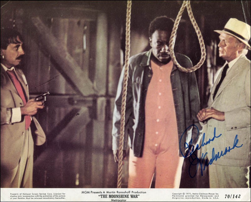 RICHARD WIDMARK - AUTOGRAPHED SIGNED PHOTOGRAPH