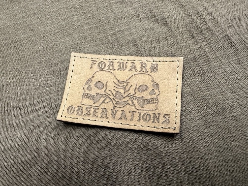 FORWARD OBSERVATIONS GROUP x BALD BROS MELTY BOYS LEATHER PATCH FOG
