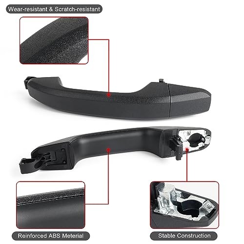 Exterior Door Handle Replacements for 2014 2015 Front Right Passenger Side