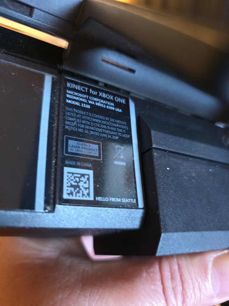 Microsoft Xbox One Kinect Wired Motion Sensor Black OEM Works