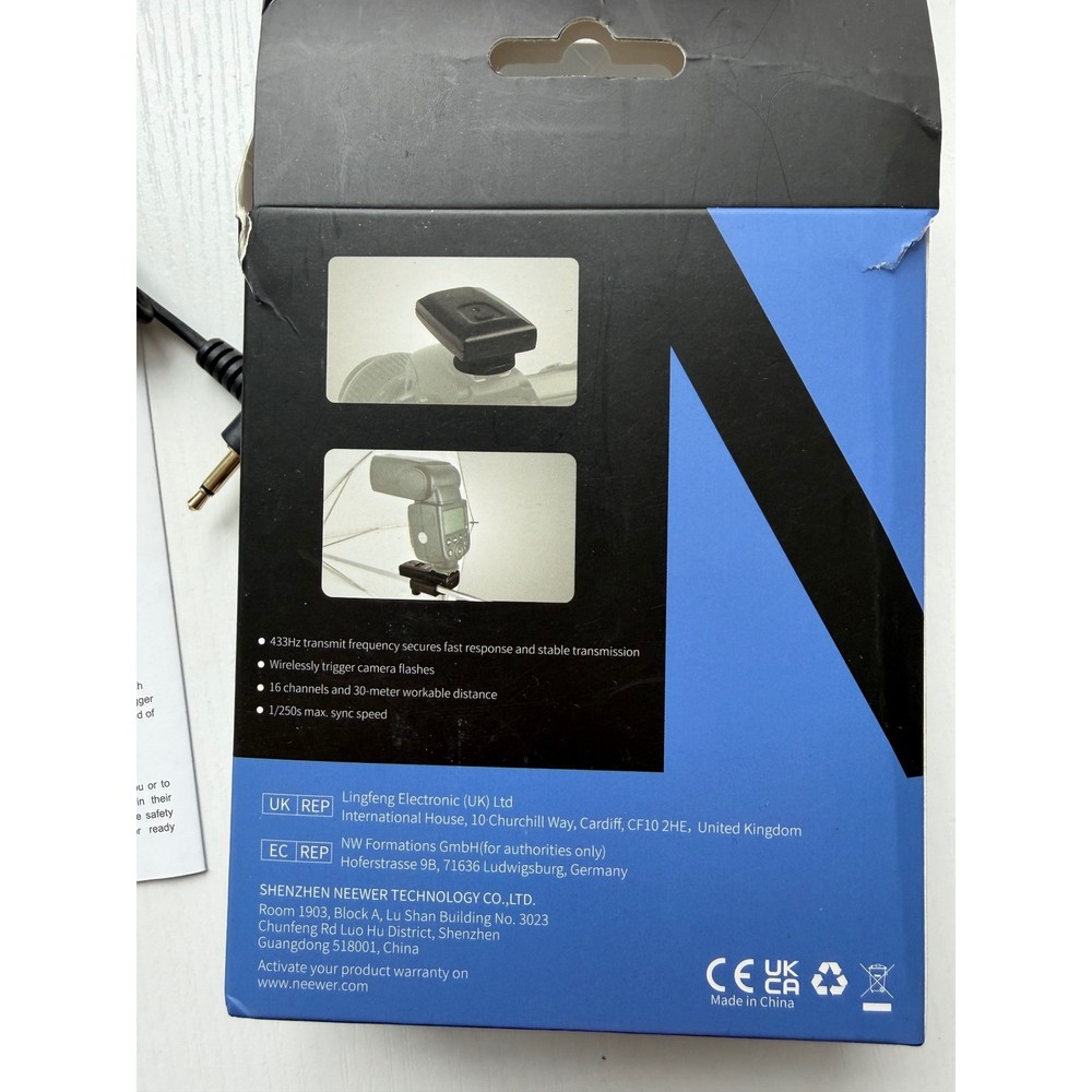 Neewer CT-16 Camera Flash Trigger Wireless Transmitter Receiver Kit 30M Range