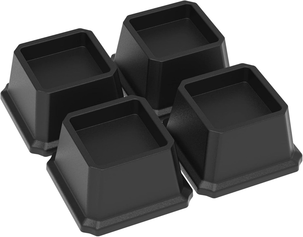 Heavy Duty Bed Risers 2 Inch 1500 lbs 4 Pack