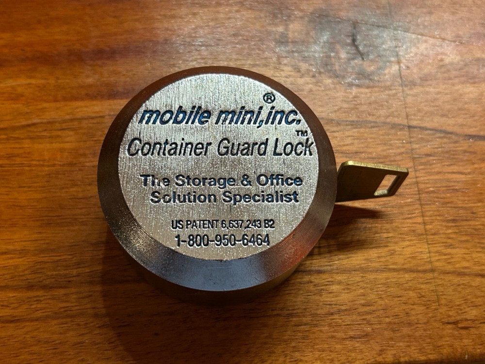 Mobile Mini Container Guard puck Lock with 1 Key