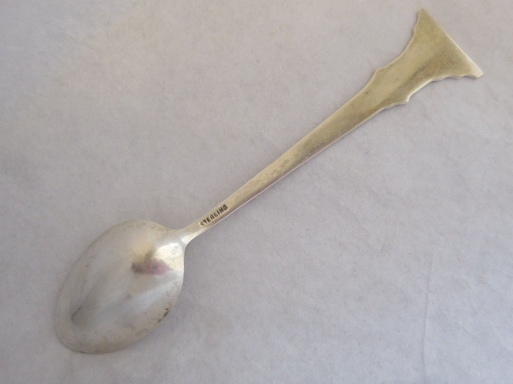 VALLEY FORGE WASHINGTON'S HEADQUARTERS STERLING SILVER SOUVENIR SPOON