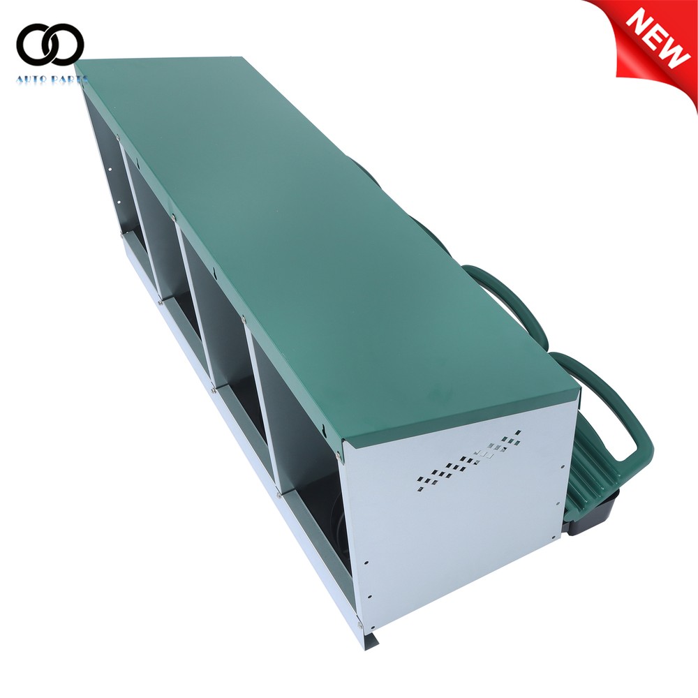 Chicken Nesting Boxes Metal Chicken Egg Laying Nesting Box With Perch 4 Hole