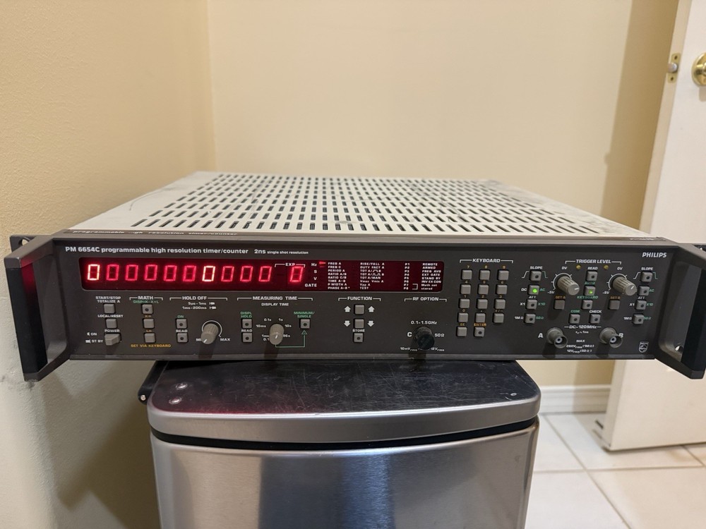 Philips PM 6654C programmable high resolution timer/counter 2ns single shot
