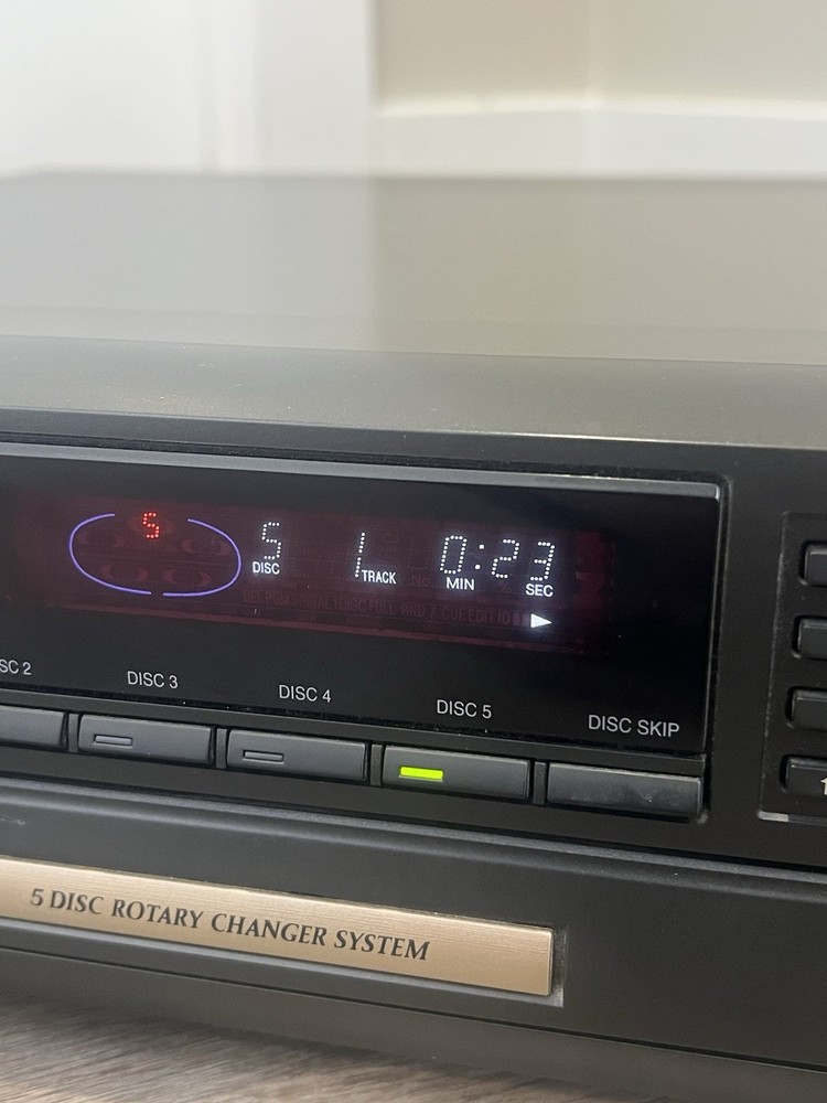 Technics 5-Disc CD Changer SL-PD9 Rotary Multi-Stage *TESTED & WORKING*