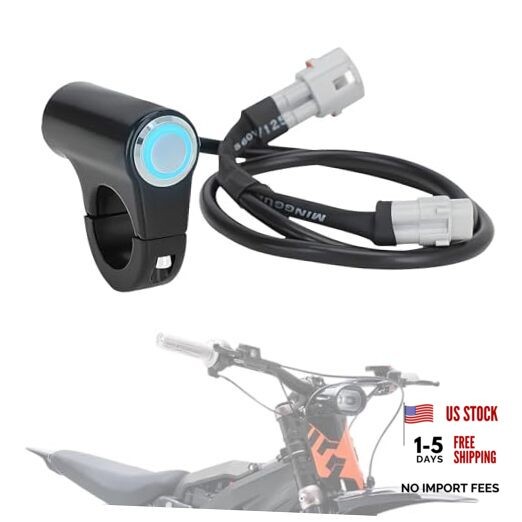 Headlight Switch On/Off for Sur Ron Surron Light Bee X E-Ride Pro SS SR S 72V