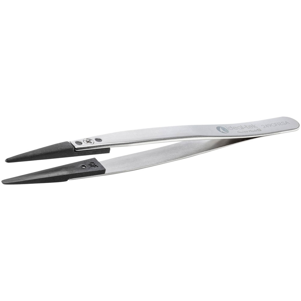 Ideal Tek Tweezers 249CFR.SA.1.IT, ESD Plastic, 130mm, Replaceable Tip