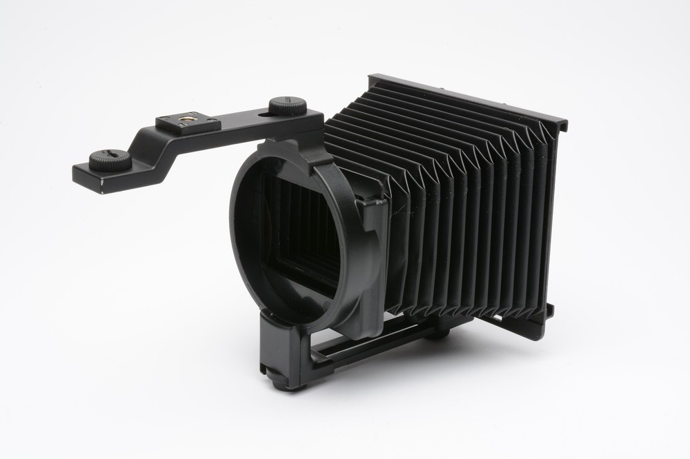 Braun bellows & filter holder ~85mm x 110mm opening, nice & clean