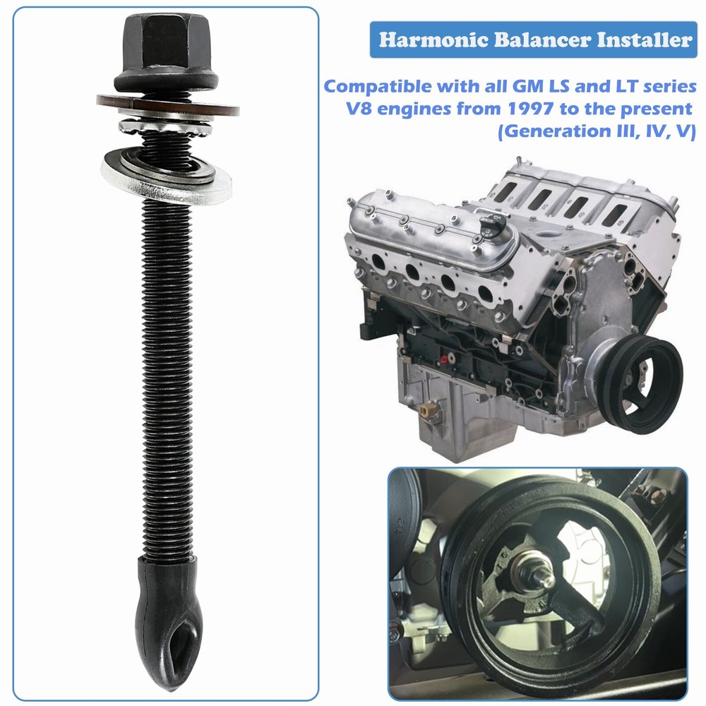 25264 Harmonic Balancer Puller and Harmonic Balancer Installer For GM LS Engine