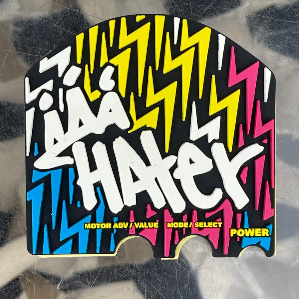 NEW Hater Prophecy Rubber Back Plate - Lightning
