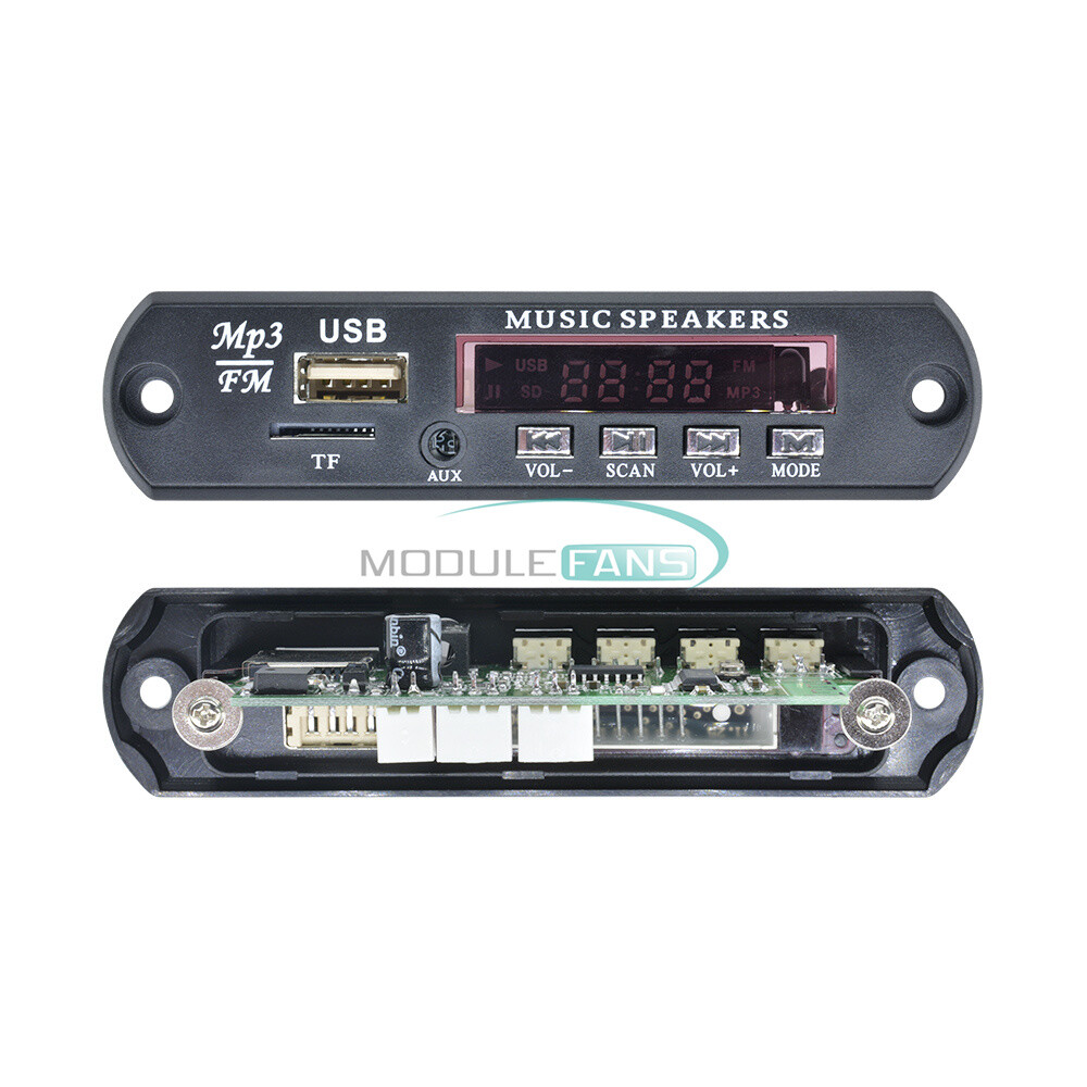 DC12V Car FM Bluetooth MP3 Sound Card Decoder Board With Radio FM Function