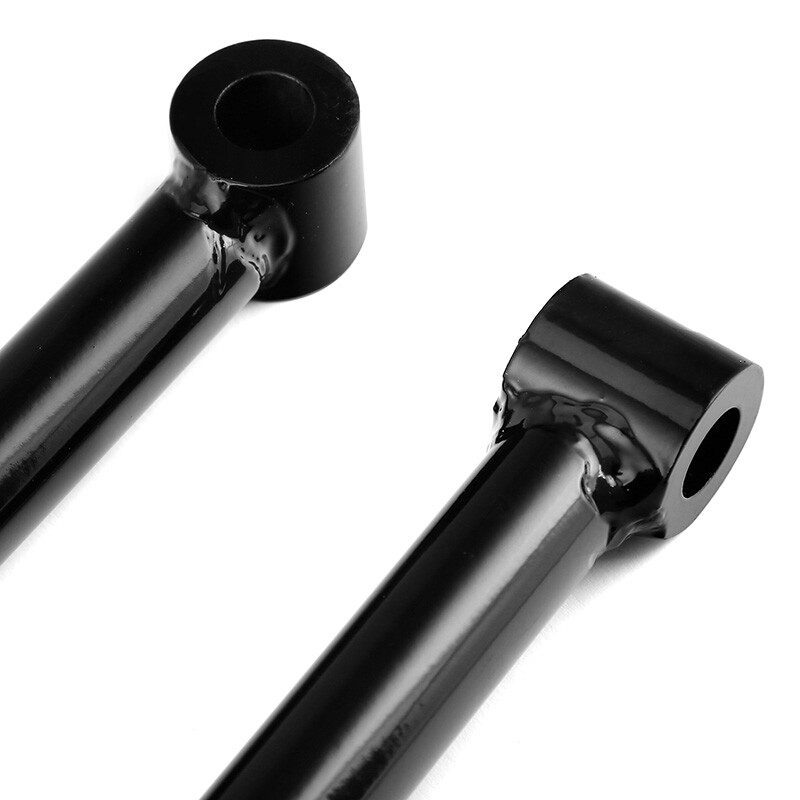Black 4" Lowering Kit Rigid Hardtail Struts For Harley 883 1200 Dyna FXDB FXDF